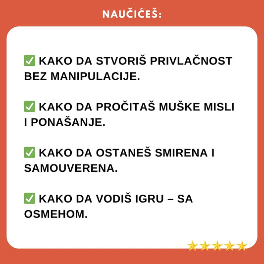 Revolucionarne tehnike i tajne zavođenja sa elegancijom – saznaj kako osvojiti svakog muškarca bez truda + 3X BONUS
