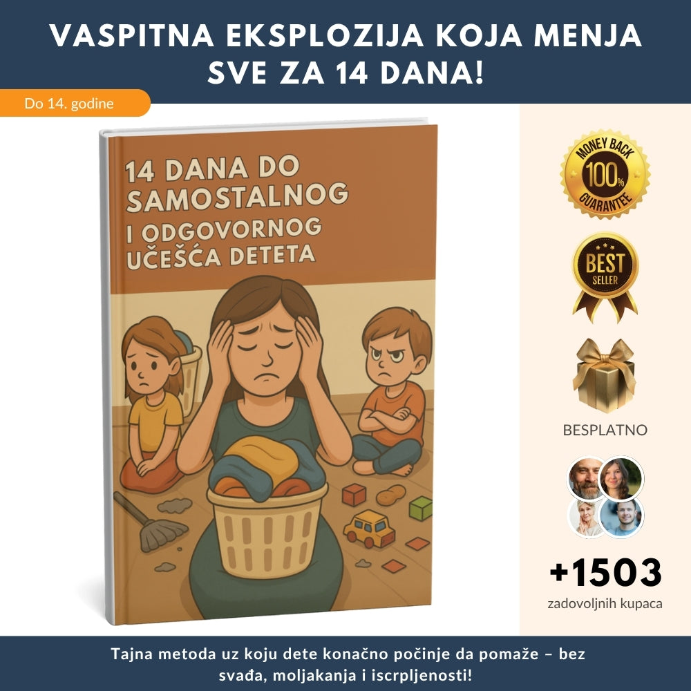 Tajna metoda uz koju dete konačno počinje da pomaže – bez svađa, moljakanja i iscrpljenosti + BONUS