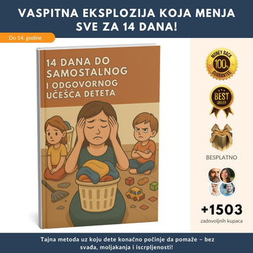 Tajna metoda uz koju dete konačno počinje da pomaže – bez svađa, moljakanja i iscrpljenosti + BONUS